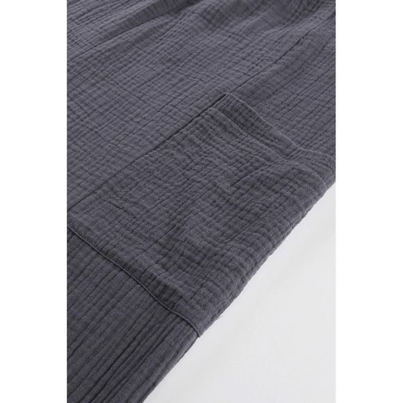 Azura Exchange  Gray Wide Leg Ruffle Jumpsuit - Picture 10 of 15